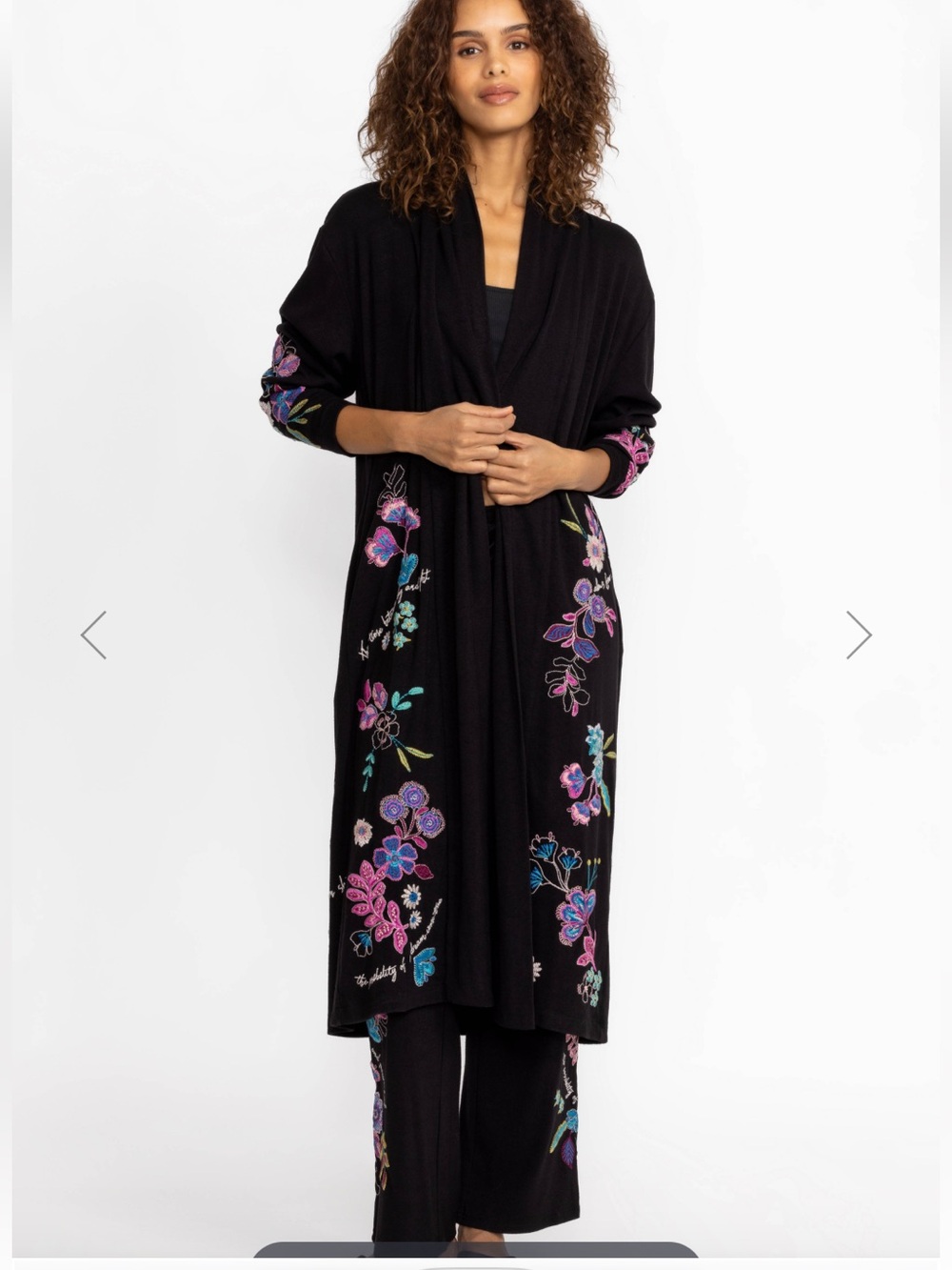 Johnny Was SHILO COZY DUSTER Open Cardian Large